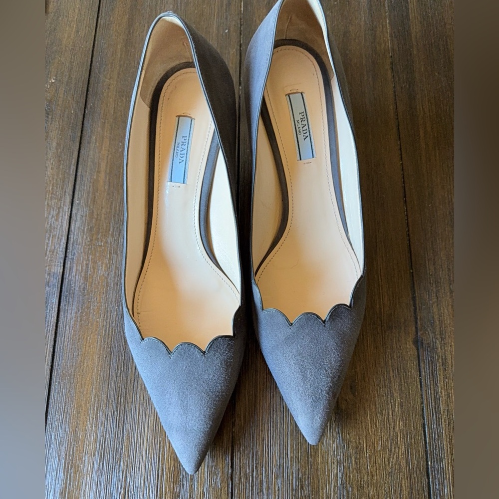 Prada Gray Women's Shoes